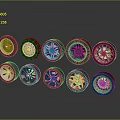Various Car Tire Designs With Different Alloy Wheels And Stylish Rim Styles