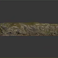 Garden Landscape Rockery Design Featuring Natural Moss And Detailed Rock Texture