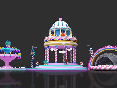 Atrium Meichen Candy Photo Interactive Pin 3d model