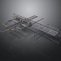 Heavy Duty Metal Scaffolding Equipment With Multi Level Frame And Platform