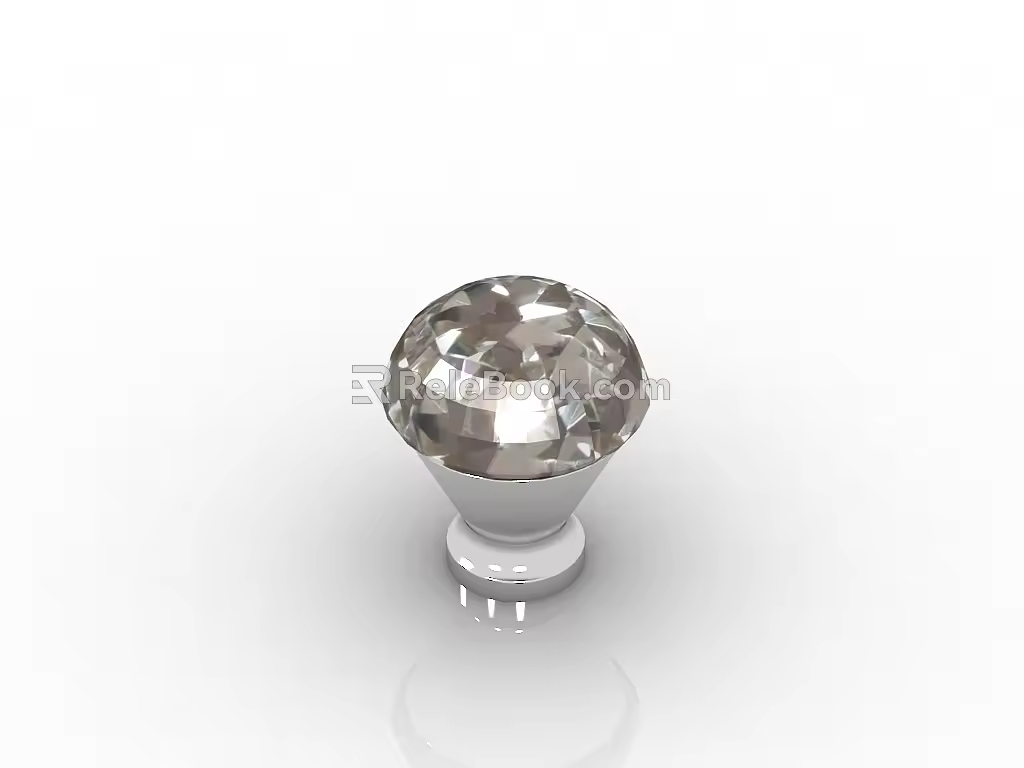 Modern hardware handle 3d model