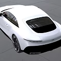 White Modern Sports Car With Sleek Lines Black Wheels And Unique Grille Design