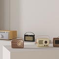 Modern Nostalgic Retro Radio FM Radio Classical Old-fashioned Radio Age Electrical Ornaments 3d model