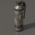Grenade Sci-fi Grenade Smoke Bomb Flash Bomb High Explosive Bomb Tear Bomb Grenade Simple Mold Grenade Low Mold Low Face Grenade Game Grenade 3d model