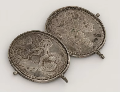 Gold Coins Ancient Coins Collectible Coins Currency Copper Coins Steel Arongs Cultural Relics Foreign Currency Coins 3d model