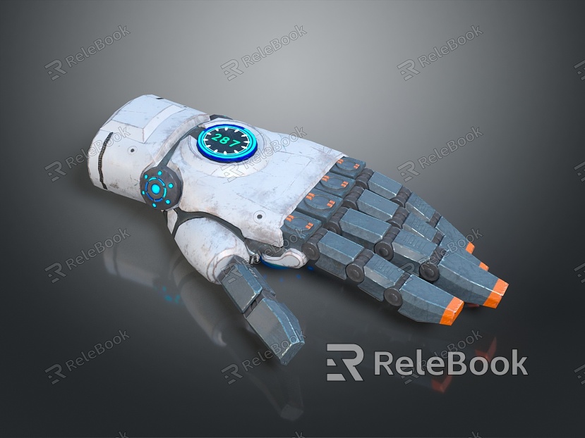 Science Fiction Gloves High-tech Gloves Mechanical Gloves Manipulator Machine Hand Machine Gloves Mecha Gloves model