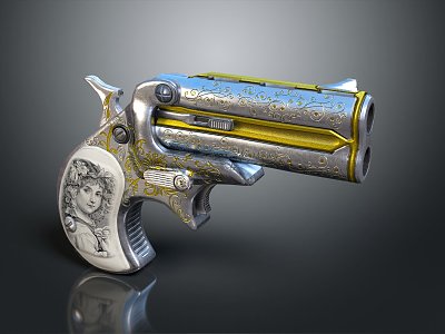 Modern Pistol Remington 3d model