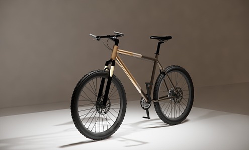 Modern Bicycle Mountain Bike 3d model