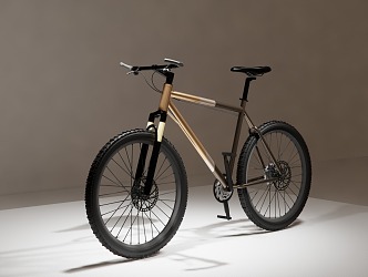 Modern Bicycle Mountain Bike 3d model