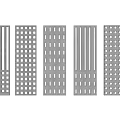 Modern Metal Room Dividers With Various Hollow Patterns And Designs
