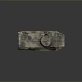 Military Wheeled Tank With Camouflage Paint Turret And Armored Exterior Design