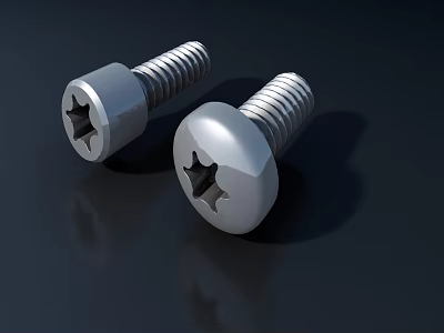 Stainless Steel Phillips Head Screws With Durable Metal Construction For Hardware Tools 3d model