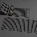 Traditional Chinese Bamboo Scrolls With Ancient Calligraphy And Red Seal Stamps