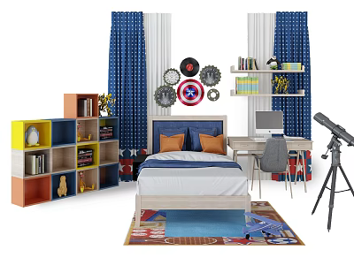 Children's bed 3d model