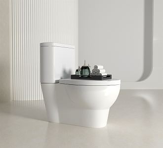 Modern toilet 3d model