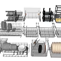 Kitchen Cabinet Storage Solutions With Metal Dish Racks And Utensil Organizers