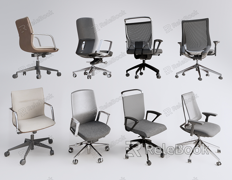 Modern office chair model