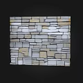 Natural Stone Building Exterior Wall With Irregular Blocks And Textured Surface