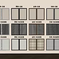 Modern Wardrobe Doors in White Black Gold Gray with Wired Ribbed Glass and Frame Designs