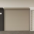 Black Beige And White Garage Door Styles Featuring Rolled And Brick Panels