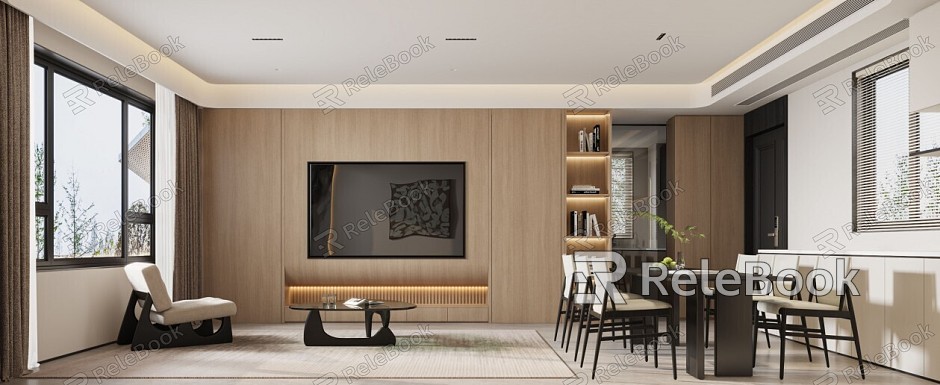 Modern Guest Dining Room Bedroom model