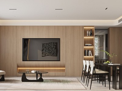 Modern Guest Dining Room Bedroom model