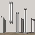 Modern Light Combination Simple Floor Lamp Wall Lamp 3d model