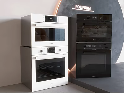 Intelligent Embedded Oven Steaming and Roasting Integrated Kitchen Appliances Steamer Oven 3d model