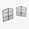 Iron metal gate 3d model