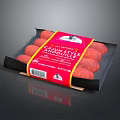 Premium Authentic Spanish Smoky Chorizo Sausages Packaged In Tray With Red Label