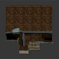 Traditional Wooden House Featuring Red Tiled Roof White Exterior And Front Porch With Steps