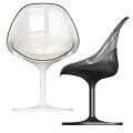 Modern Leisure Chair IKEA Leisure Bar Chair Bar Chair Bar Stool Acrylic Stool 3d model