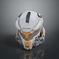 Sci-Fi Helmet Alien Helmet-Helmet High Tech Helmet Game Helmet 3d model