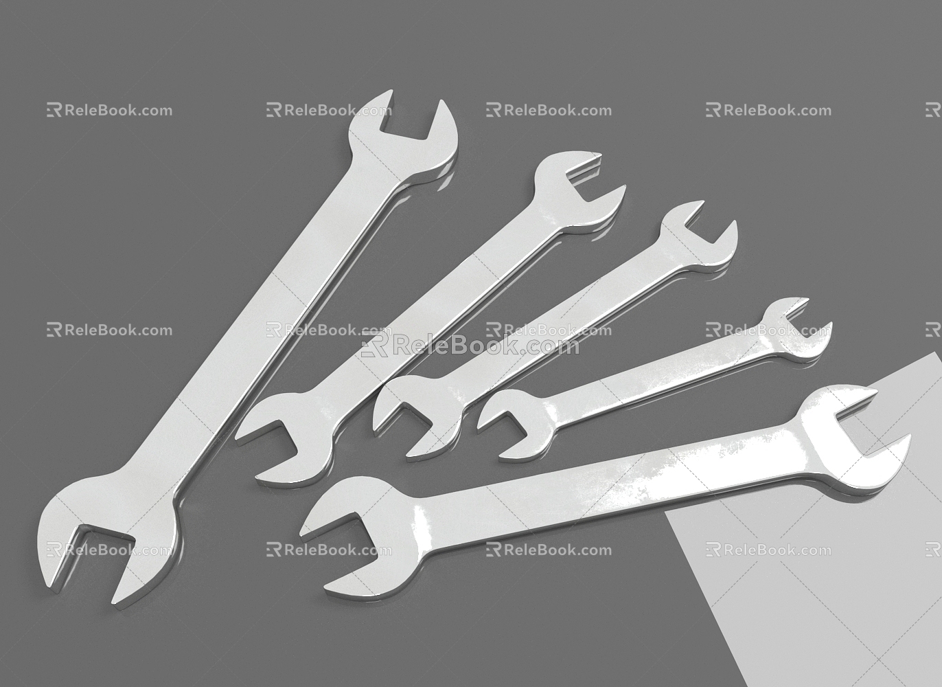 Wrench Hardware Tools 3d model