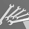 Wrench Hardware Tools 3d model