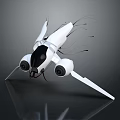 Modern Spaceship Spacecraft 3d model