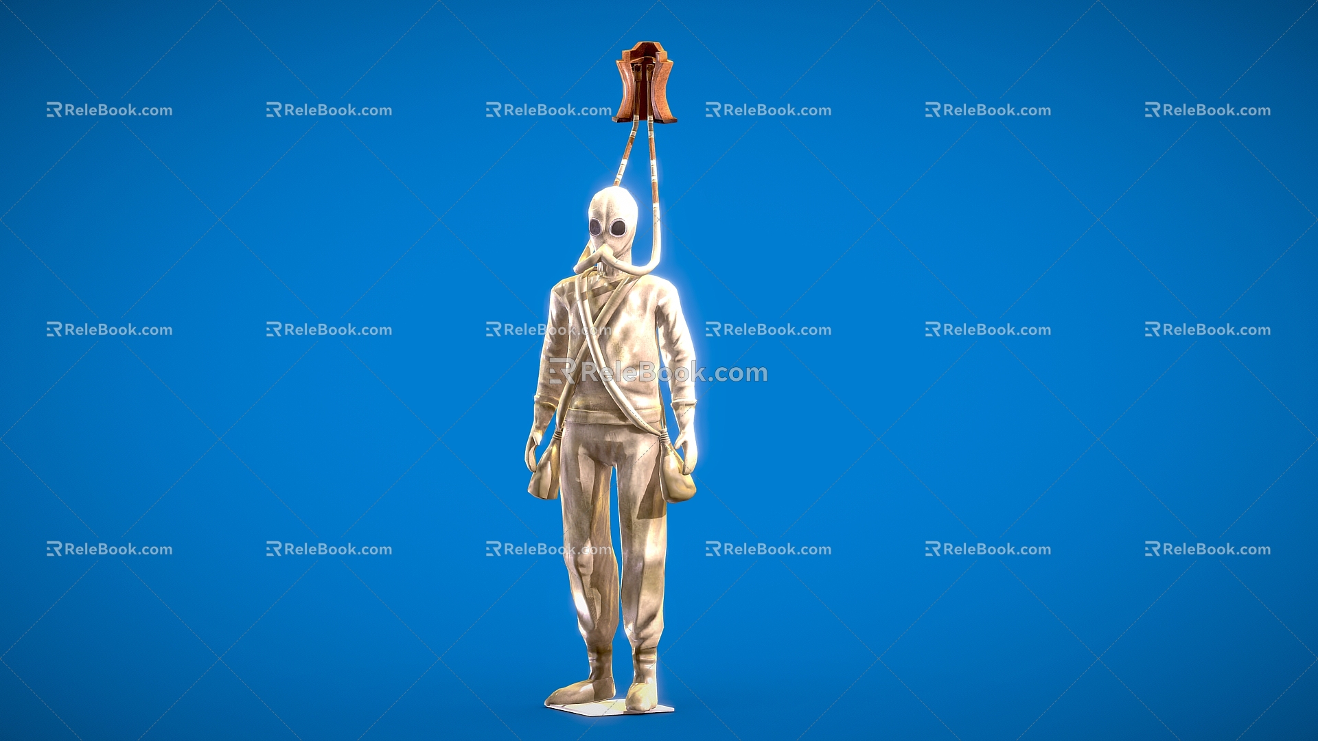 Diver diving suit game character game character anime character 3d model