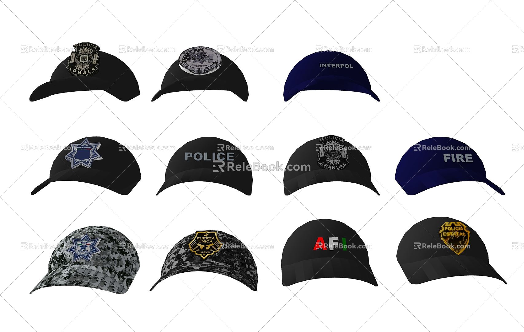 Baseball cap cap 3d model