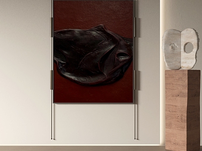 Abstract Hanging Paintings model