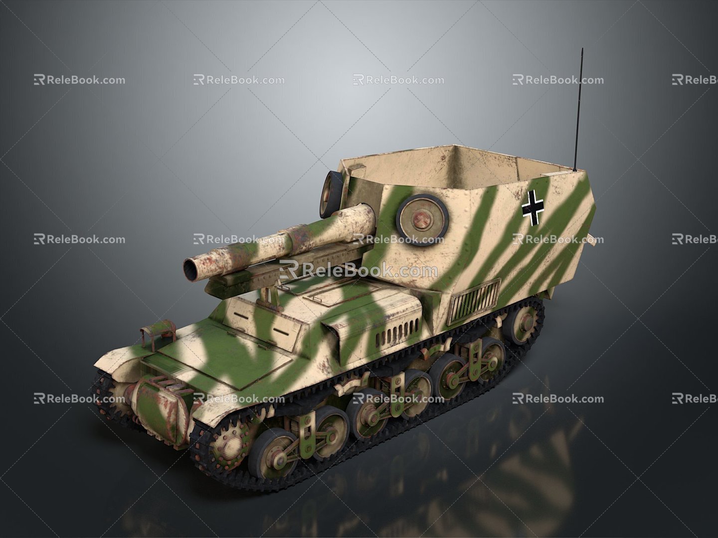 Light Tank Light Armored Tank Modern Tank World War II Tank World War I Tank Heavy Tank 3d model