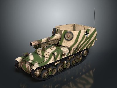 Light Tank Light Armored Tank Modern Tank World War II Tank World War I Tank Heavy Tank 3d model