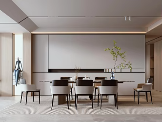 Modern Restaurant 3d model