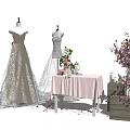 Modern Model Bridal Shop Model 3d model