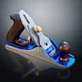 Industrial Hand Woodworking Plane With Metal Construction And Wooden Handle For Professional Carpentry