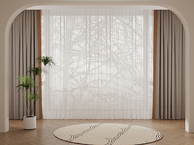 Jane's Curtain 3d model