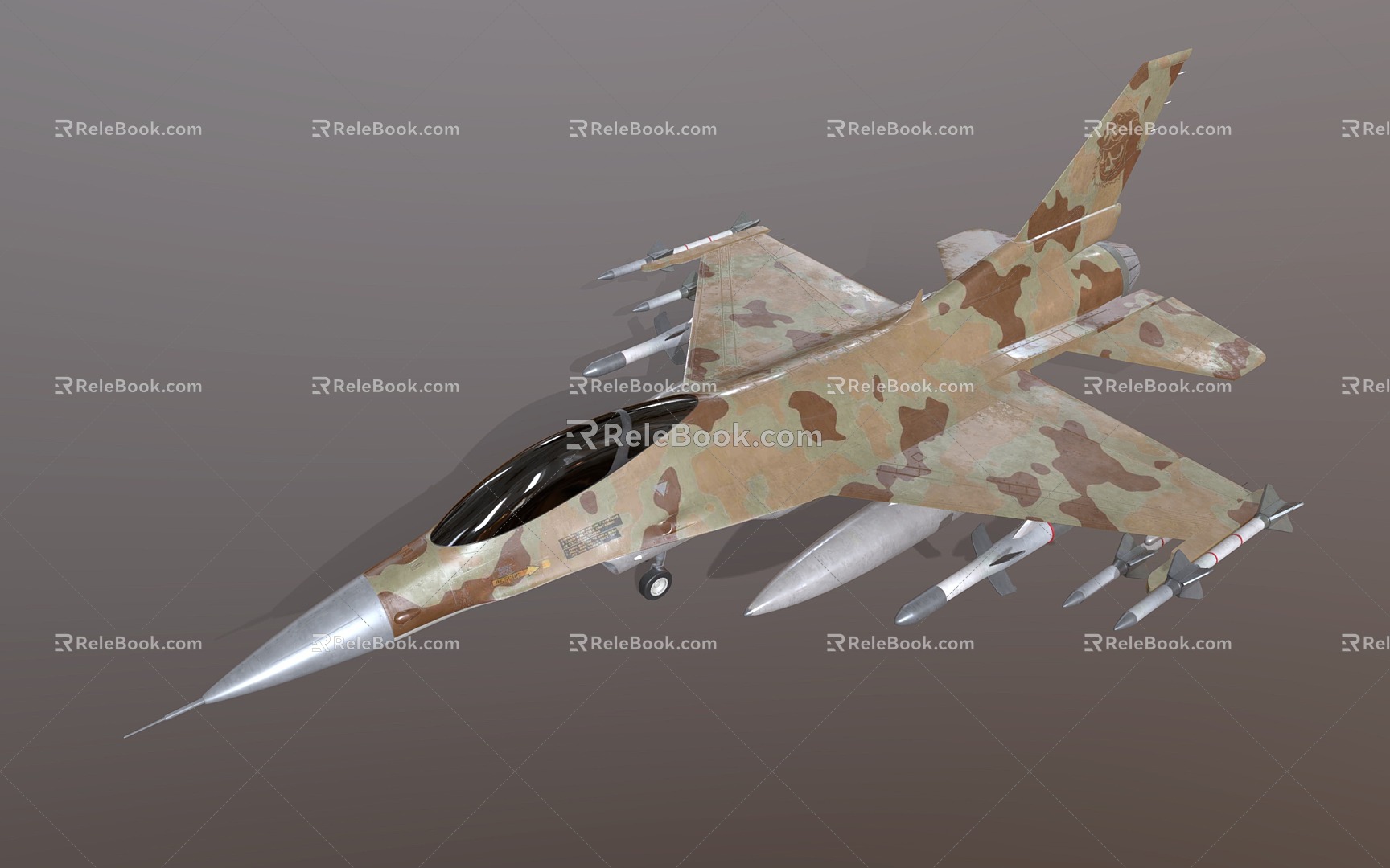 F16 Fighter Fighter Fighter Jet Fighter Military Aircraft 3d model