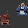 Four Colorful Mechanical Block Models With Diverse Designs And Structures