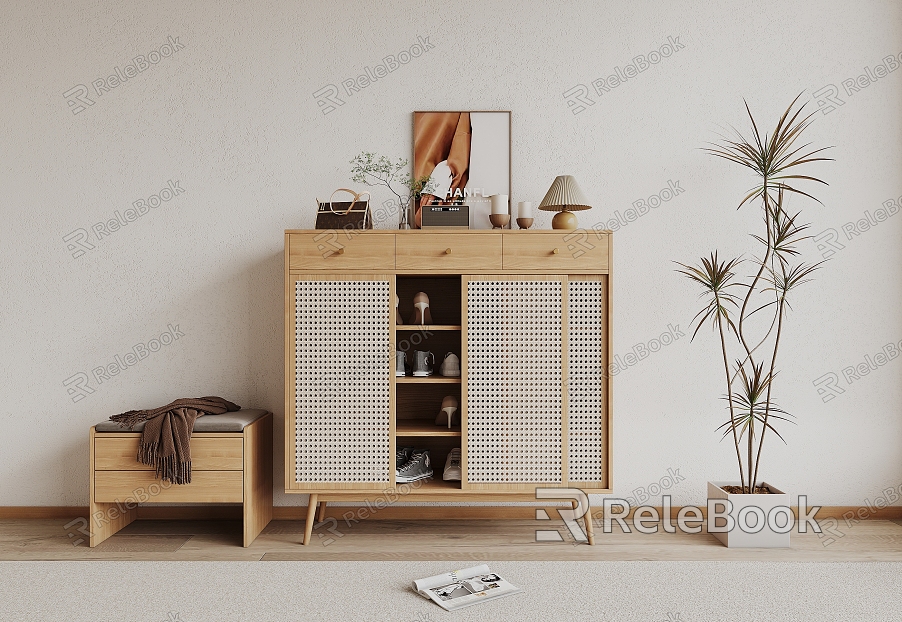 Nordic Shoe Cabinet model