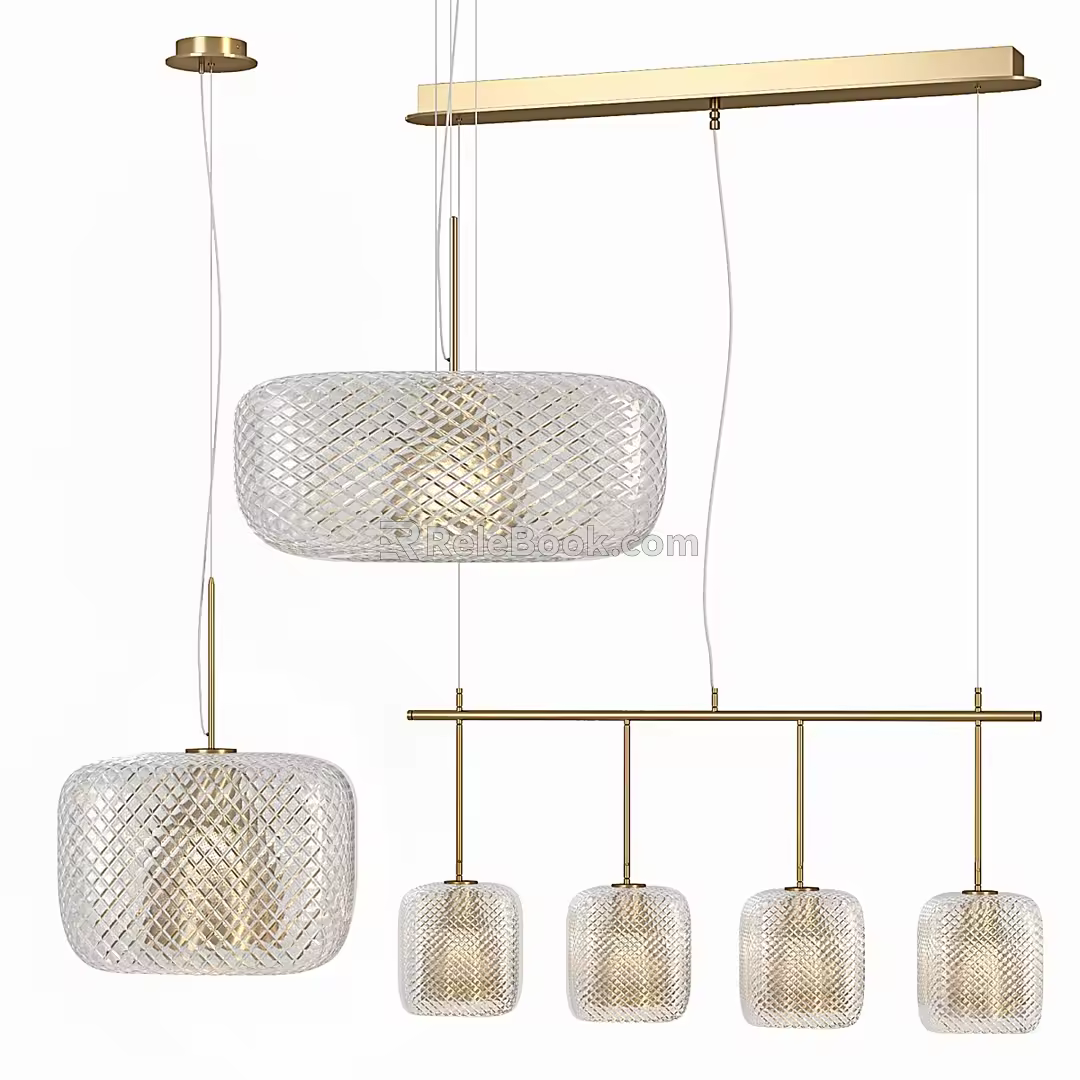 La Redoute Mistinguett lamp group 2 3d model