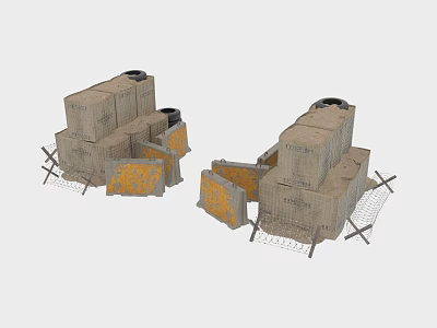 Industrial Equipment Storage Tanks With Stacked Structure Metal Frames And Mesh Fencing 3d model